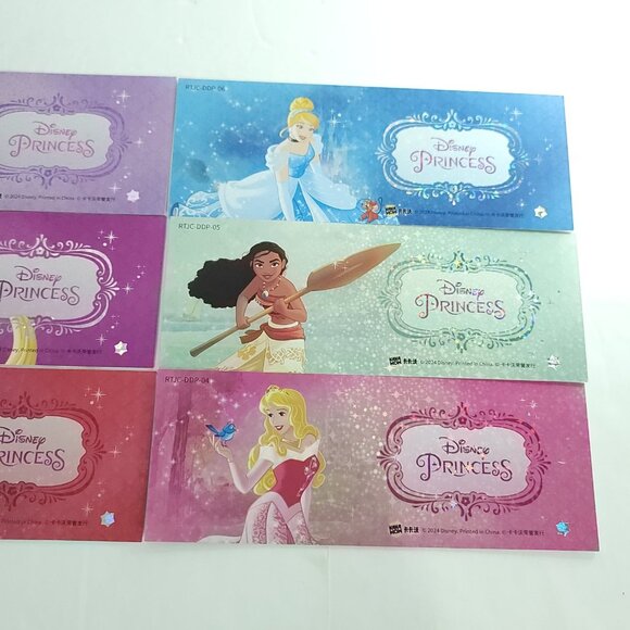 2024 Kakawow DISNEY Princess Large Ticket Jumbo Trading Card Limited Lot Of 6 - Picture 8 of 8